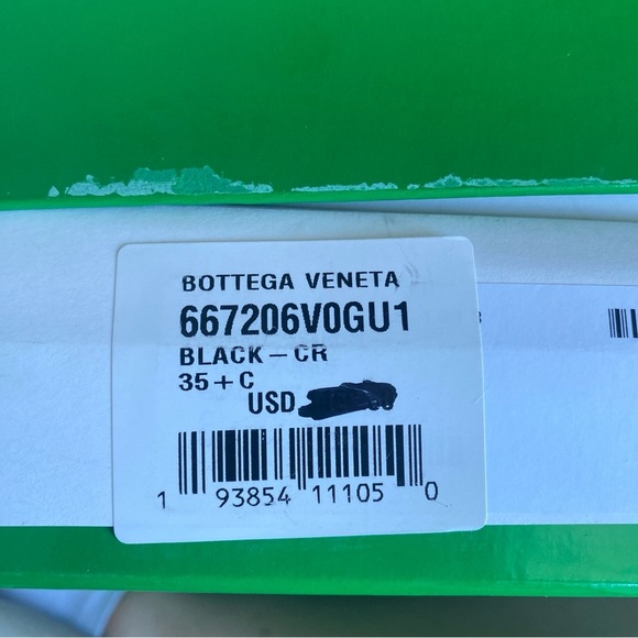 Bottega‎ Veneta Sparkle Stretch Lace-Up Sandal Heels Black 35.5/5.5 - Picture 10 of 10